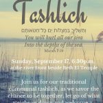 Community Tashlich at Beth El Temple