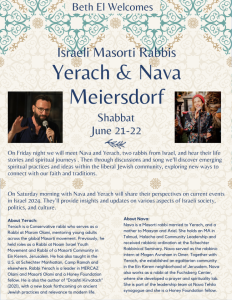 Shabbat with Israeli rabbis