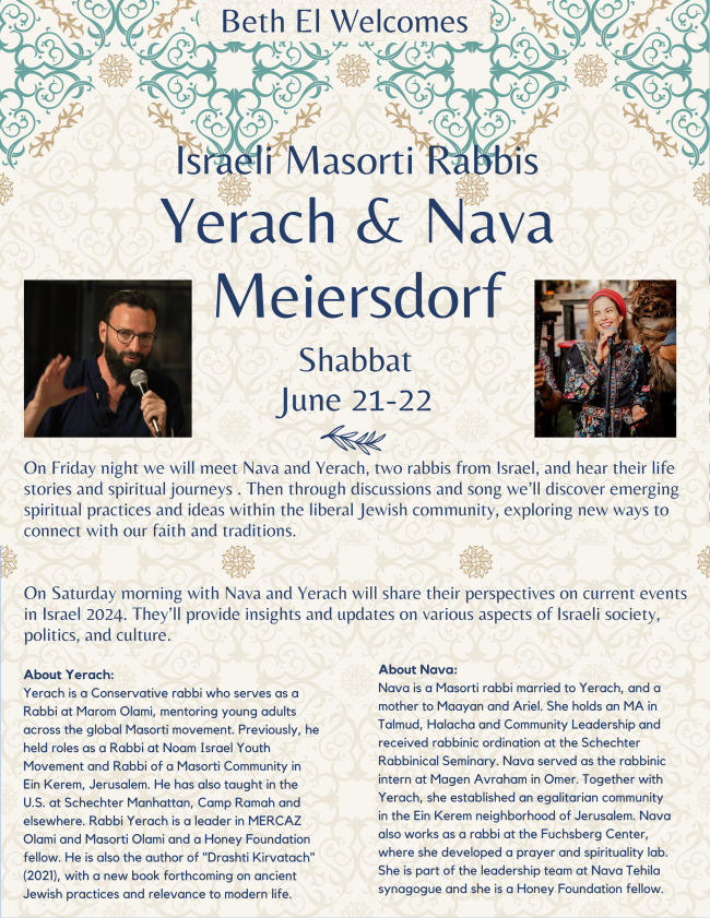 Shabbat with Israeli rabbis