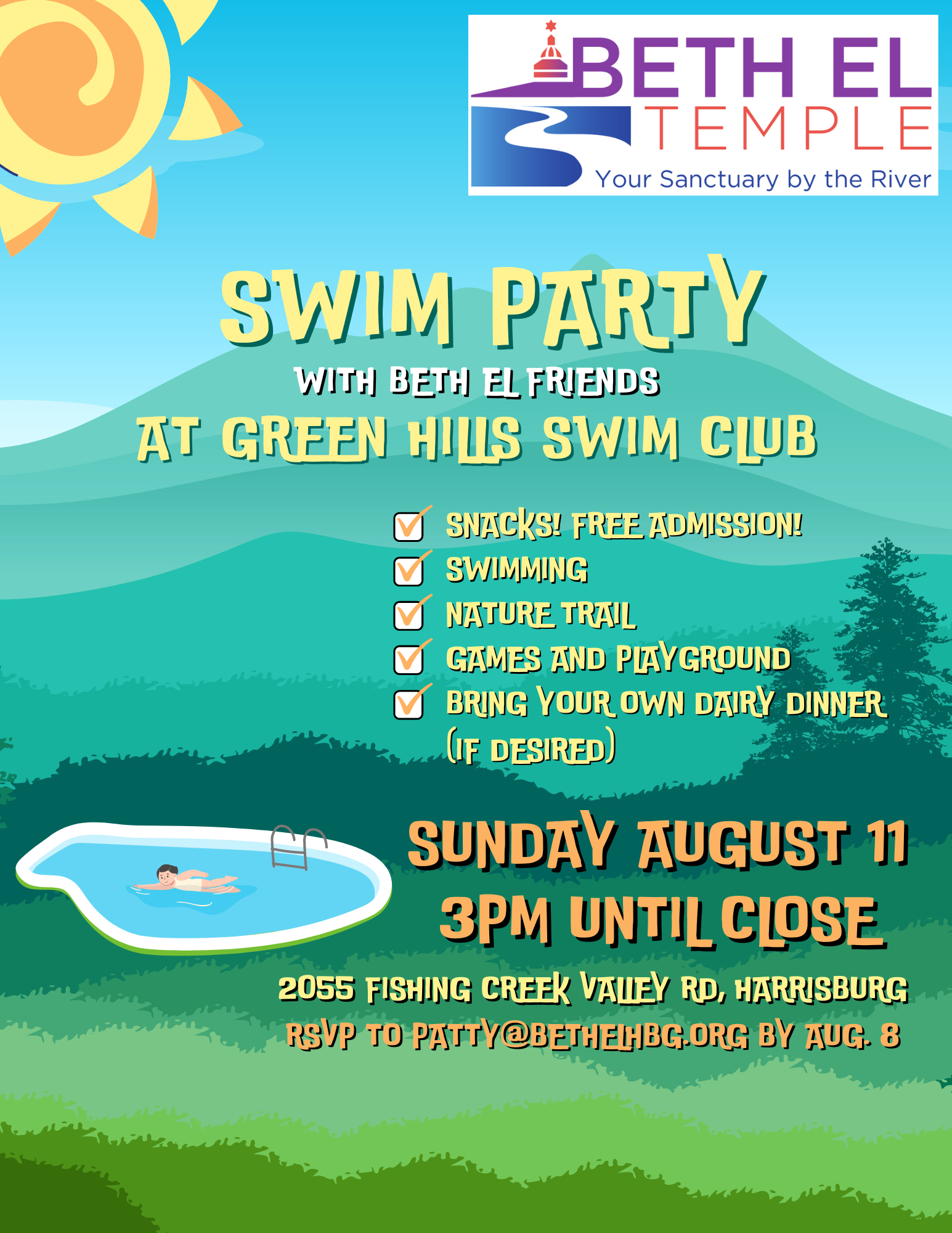 Green Hills Swim Club Party