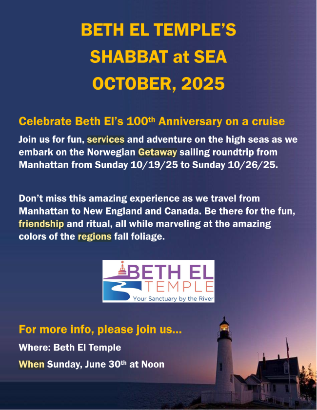 Shabbat at Sea Information Session