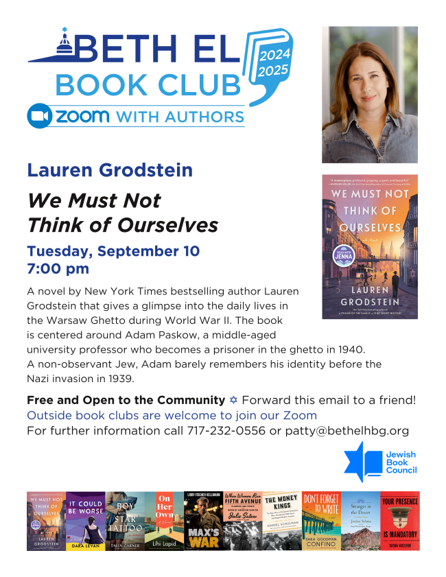 Book Club with Lauren Grodstein