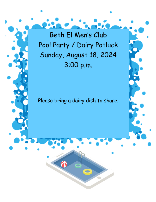 Men's Club Pool Party