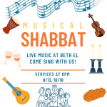 Weekly Friday Night Services: Musical Shabbat