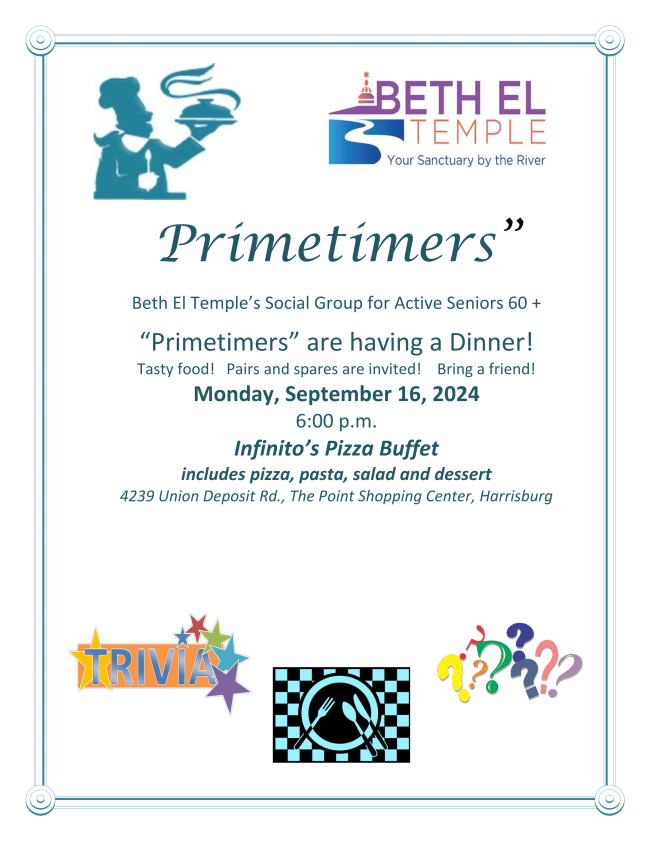 Primetimers dinner