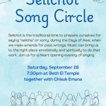 Selichot Song Circle: Preparing for the Days of Awe