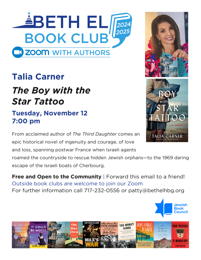 Book Club with Talia Carner