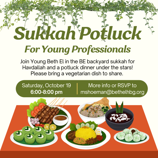 Sukkah Potluck for Young Professionals