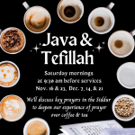 Weekly Program: Java and Tefillah