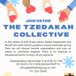 The Tzedakah Collective: Year-End Giving Discussion