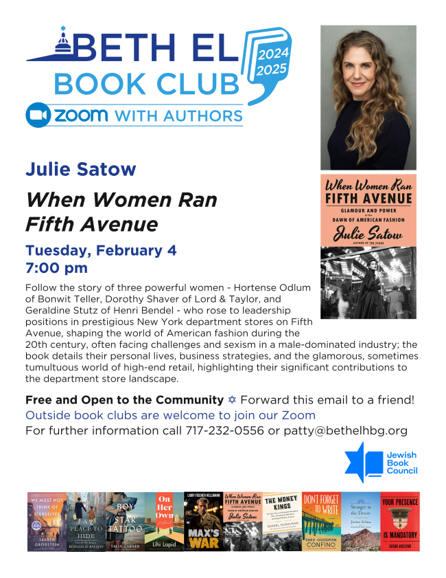 Book Club with Julie Satow