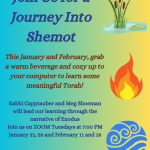 Weekly Class: Join Us for a Journey Into Shemot