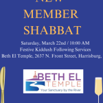 New Member Shabbat: Everyone Welcome!