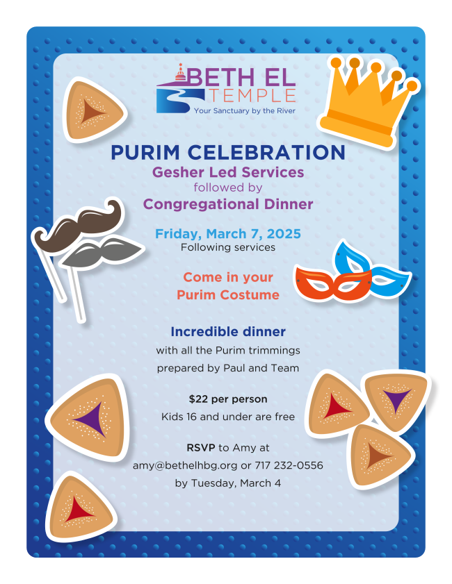 Purim Celebration and Dinner